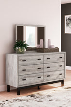Load image into Gallery viewer, Vessalli King Panel Bed with Mirrored Dresser, Chest and 2 Nightstands
