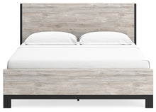 Load image into Gallery viewer, Vessalli King Panel Bed with Mirrored Dresser, Chest and 2 Nightstands
