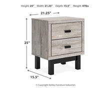 Load image into Gallery viewer, Vessalli King Panel Bed with Mirrored Dresser, Chest and 2 Nightstands
