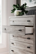 Load image into Gallery viewer, Vessalli King Panel Bed with Mirrored Dresser, Chest and 2 Nightstands
