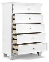 Load image into Gallery viewer, Fortman Full Panel Bed with Mirrored Dresser, Chest and 2 Nightstands
