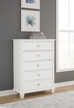 Load image into Gallery viewer, Fortman Full Panel Bed with Mirrored Dresser, Chest and 2 Nightstands
