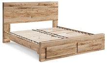 Load image into Gallery viewer, Hyanna Queen Panel Storage Bed with Mirrored Dresser and Chest
