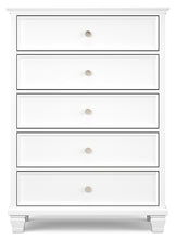Load image into Gallery viewer, Fortman Full Panel Bed with Mirrored Dresser and Chest
