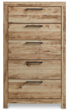 Load image into Gallery viewer, Hyanna Full Panel Storage Bed with Mirrored Dresser, Chest and 2 Nightstands
