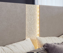 Load image into Gallery viewer, Surancha Queen/Full Panel Headboard with Mirrored Dresser
