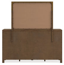 Load image into Gallery viewer, Cabalynn Queen Upholstered Bed with Mirrored Dresser, Chest and Nightstand

