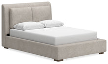 Load image into Gallery viewer, Cabalynn Queen Upholstered Bed with Mirrored Dresser, Chest and Nightstand
