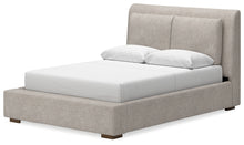 Load image into Gallery viewer, Cabalynn Queen Upholstered Bed with Mirrored Dresser, Chest and Nightstand
