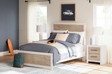 Load image into Gallery viewer, Charbitt Full Panel Bed with Mirrored Dresser and Nightstand
