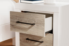 Load image into Gallery viewer, Charbitt Full Panel Bed with Mirrored Dresser and Nightstand
