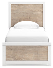 Load image into Gallery viewer, Charbitt Twin Panel Bed with Mirrored Dresser, Chest and 2 Nightstands
